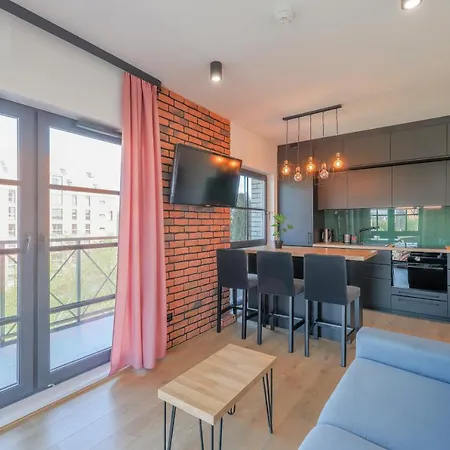 Apartament Srodmiescie Z Widokiem Na Motlawe Danzica