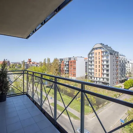Apartament Srodmiescie Z Widokiem Na Motlawe Appartamento Danzica